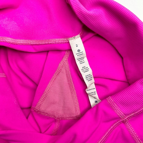 LULULEMON CLAM DIGGER II RASPBERRY GLOW SIZE 2 - Picture 5 of 8